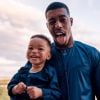 Presnel Kimpembe et son fils Kayis, né grand prématuré le 5 octobre 2017. Photo publiée sur Instagram le 2 septembre 2019