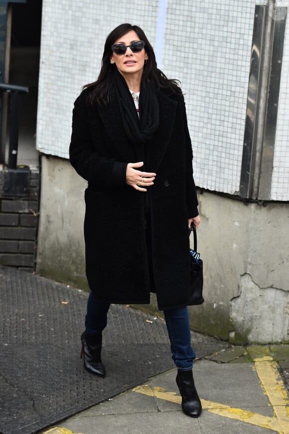Natalie Imbruglia à la sortie des studios ITV à Londres. Le 7 février 2018