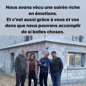Karine Ferri soutient l'association Grégory Lemarchal en stories Instagram, le lundi 28 octobre 2019.