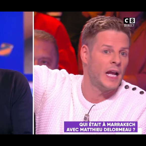 Matthieu Delormeau révèle dans "Touche pas à mon poste" être en couple, le 28 octobre 2019, sur C8