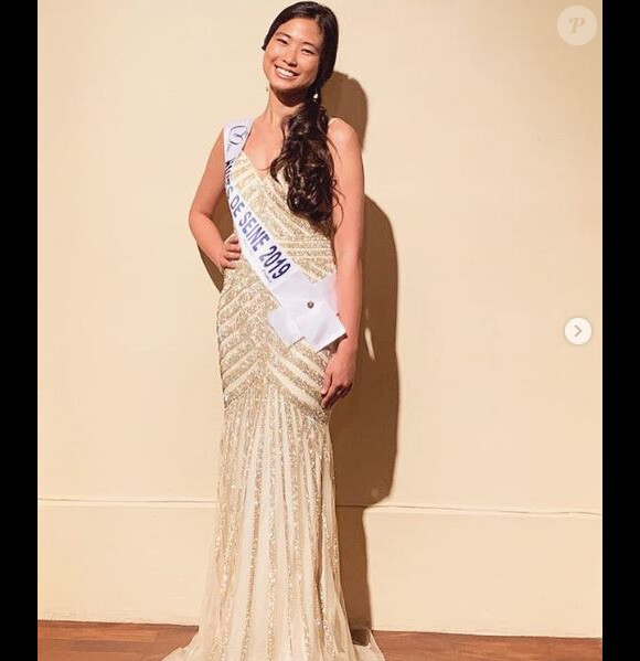Évelyne De Larichaudy, Miss Ile-de-France 2019, se présentera à l'élection de Miss France 2020, le 14 décembre 2019.