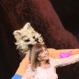 Exclusif - Chantal Goya sur la scène du Palais des Congrès dans son spectacle "Le soulier qui vole" à Paris le 6 octobre 2019. © Philippe Baldini/Bestimage