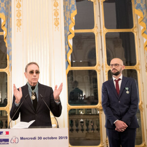 Alain Chamfort (Commandeur dans l'Ordre des Arts et des Lettres) - Remise de décorations au ministère de la Culture à Paris le 30 octobre 2019. © Cyril Moreau/Bestimage