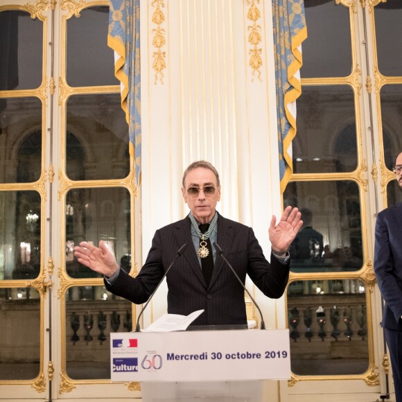 Alain Chamfort (Commandeur dans l'Ordre des Arts et des Lettres) - Remise de décorations au ministère de la Culture à Paris le 30 octobre 2019. © Cyril Moreau/Bestimage