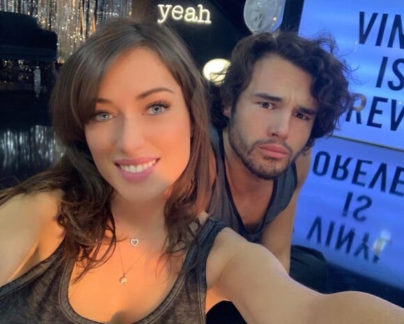 Elsa Esnoult et Anthony Colette en répétitions pour "Danse avec les stars 2019", le 2 octobre 2019, sur Instagram