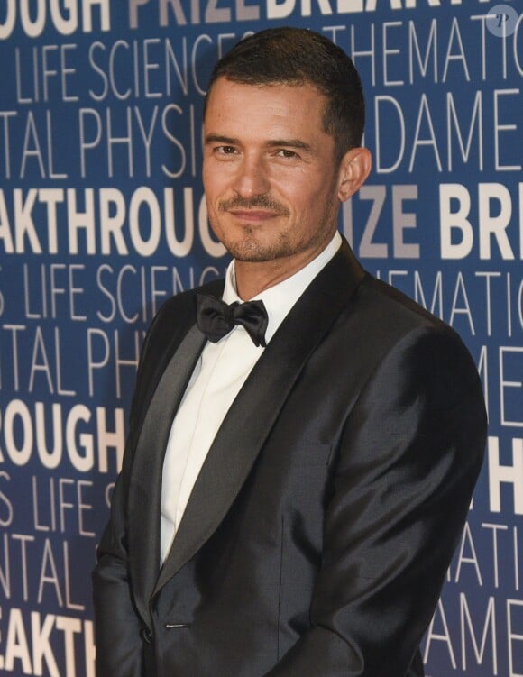 Orlando Bloom - Photocall de la soirée Breakthrough Prize au Ames Research Center à Mountain View le 4 novembre 2018.