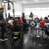 Le prince Harry, duc de Sussex, le 2 novembre 2019 à Tokyo lors de sa rencontre avec des élèves et des athlètes handicapés de la Nippon Foundation Para Arena prétendant à une place en sélection pour les Jeux paralympiques.