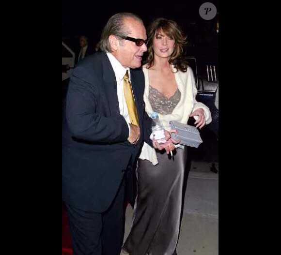 Lara Flynn Boyle et Jack Nicholson en 2002
