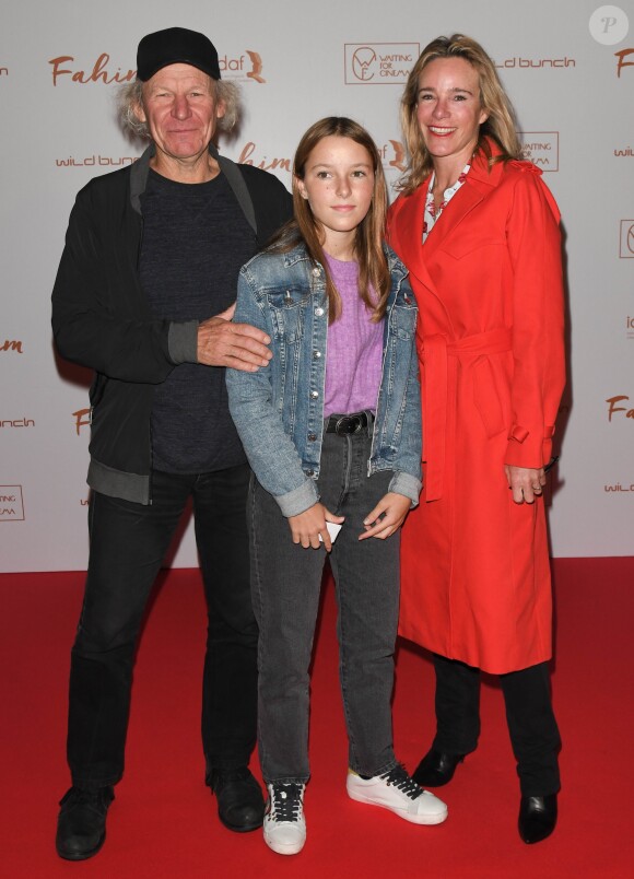 Philippe Poupon, Géraldine Danon et leur fille Laura à l'avant-première du film "Fahim" au cinéma Le Grand Rex à Paris, le 29 septembre 2019. ©Guirec Coadic / Bestimage