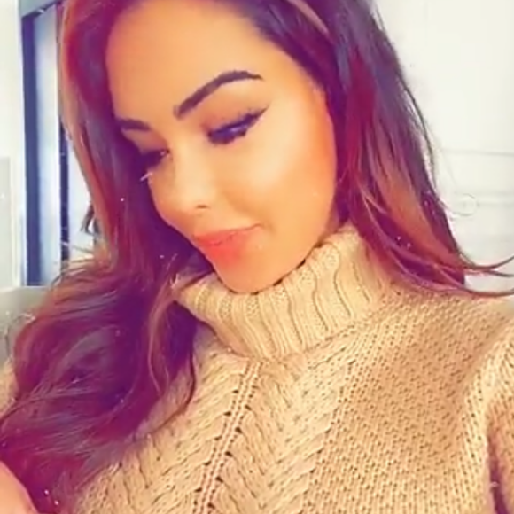 Nabilla explique pourquoi elle ne veut pas exposer Milann sur les réseaux sociaux, sur Snapchat le 4 novembre 2019.