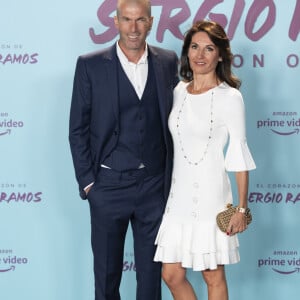 Zinedine Zidane et sa femme Véronique - Première du documentaire "Le coeur de Sergio Ramos" à Madrid le 10 septembre 2019.