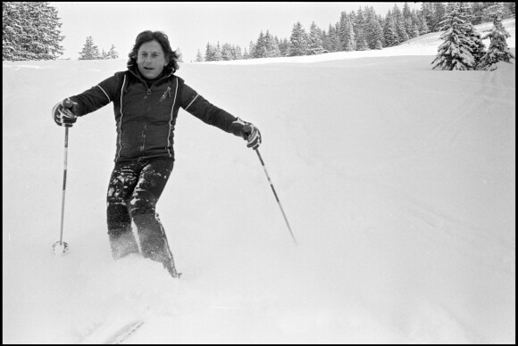 Archives- Roman Polanski à Gstaad en 1981.