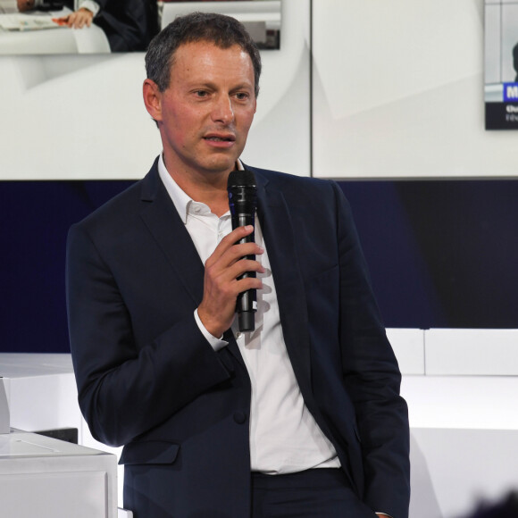 Marc-Olivier Fogiel, PDG de BFM.TV - Conférence de presse de rentrée de BFM.TV à Paris le 5 septembre 2019. © Guirec Coadic / Bestimage