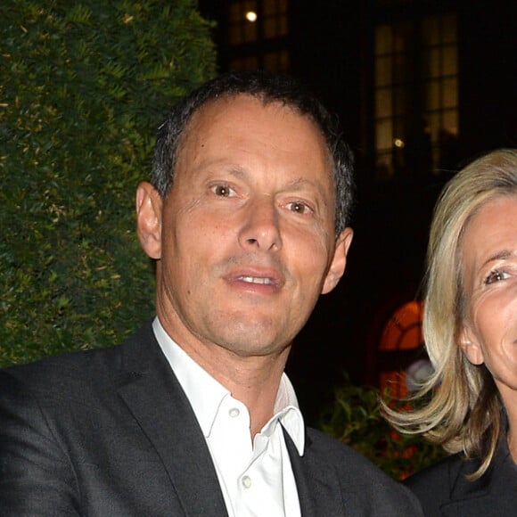 Marc-Olivier Fogiel et Claire Chazal lors d'une visite privée et d'un dîner de gala caritatif donné en faveur des actions de l'association "Un Rien C'est Tout" au musée Rodin à Paris, France, le 19 septembre 2019. © Veeren/Bestimage