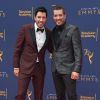 Drew Scott et Jonathan Scott arrivent aux 70e Primetine Creative Arts Emmy Awards. Microsoft Theatre, Los Angeles. Le 9 septembre 2018. @Lisa O'Connor/AFF/ABACAPRESS.COM