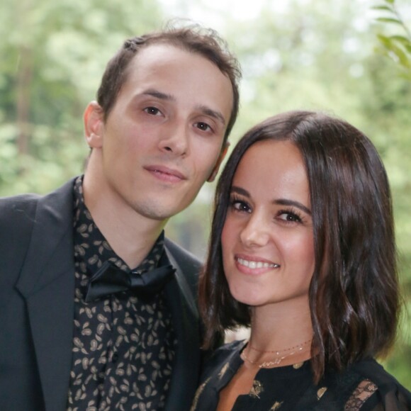 Alizée et son mari Grégoire Lyonnet - Mariage de Katrina Patchett et Valentin D'Hoore dans l'orangerie du château du Biez à Pecq en Belgique le 1er septembre 2017. © Philippe Doignon/Bestimage