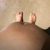 Alizée partage des photos pendant sa seconde grossesse sur Instagram. Le 11 août 2019.