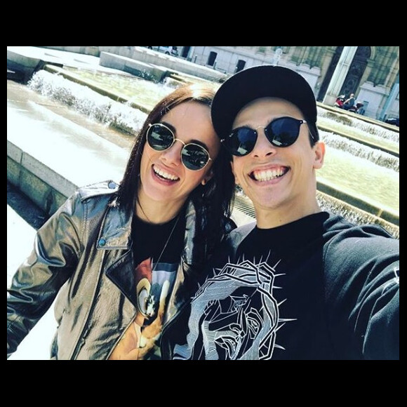 Alizée et son mari Grégoire Lyonnet. Instagram. Le 16 mai 2017.
