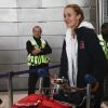 Kristina Mladenovic - Arrivée à l'aéroport CDG de l'Équipe de France féminine victorieuse de la Fed Cup, Paris, le 12 novembre 2019. © Gwendoline le Goff / Panoramic / Bestimage