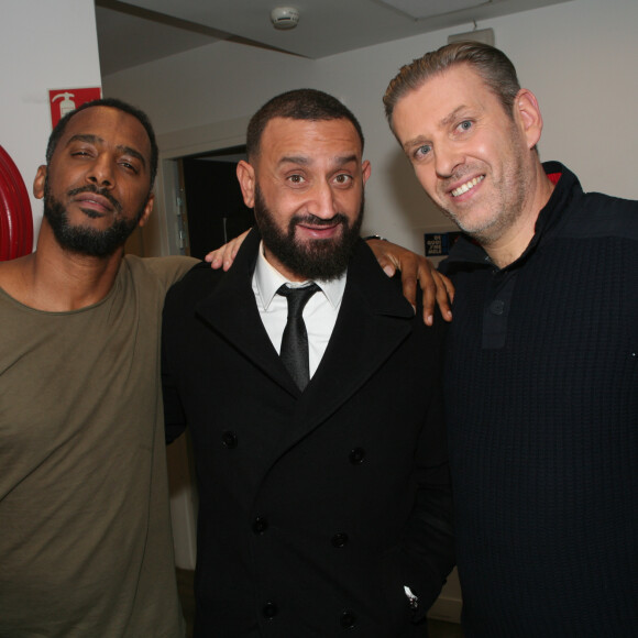 Exclusif - Stomy Bugsy, Cyril Hanouna, David Desclos - David Desclos lors de la présentation de son dernier livre "Une histoire vraie" lors de l'émission TPMP à Paris. Le 17 octobre 2019 17/10/2019 - Paris
