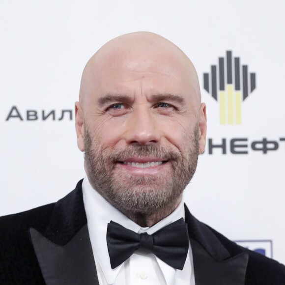 John Travolta - Photocall de la cérémonie "BraVo international classical music awards" au théâtre du Bolchoï à Moscou le 19 mars 2019