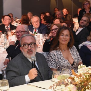 Exclusif - Béatrice Caracciolo de Rothschild, Dominique Farrugia et sa femme Isabelle - Gala annuel du "Casip-Cojasor" à l'Hôtel Salomon de Rothschild à Paris, le 12 novembre 2019. © Erez Lichtfeld/Bestimage