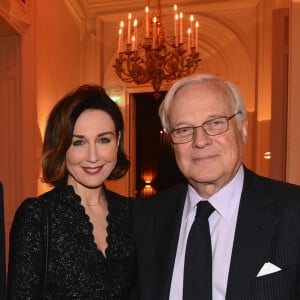 Exclusif - Elsa Zylberstein et David de Rothschild - Gala annuel du "Casip-Cojasor" à l'Hôtel Salomon de Rothschild à Paris, le 12 novembre 2019. © Erez Lichtfeld/Bestimage