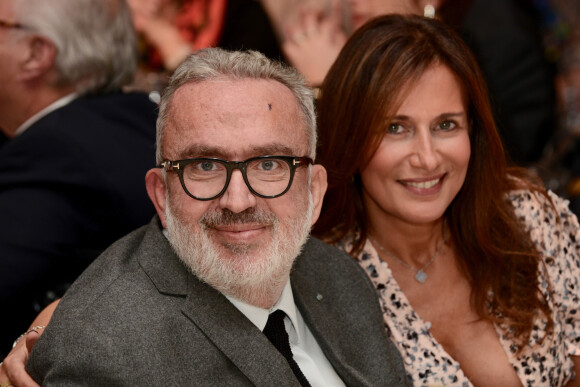 Exclusif - Dominique Farrugia et sa femme Isabelle - Gala annuel du "Casip-Cojasor" à l'Hôtel Salomon de Rothschild à Paris, le 12 novembre 2019. © Erez Lichtfeld/Bestimage