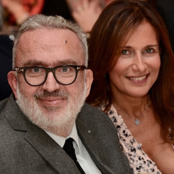 Exclusif - Dominique Farrugia et sa femme Isabelle - Gala annuel du "Casip-Cojasor" à l'Hôtel Salomon de Rothschild à Paris, le 12 novembre 2019. © Erez Lichtfeld/Bestimage