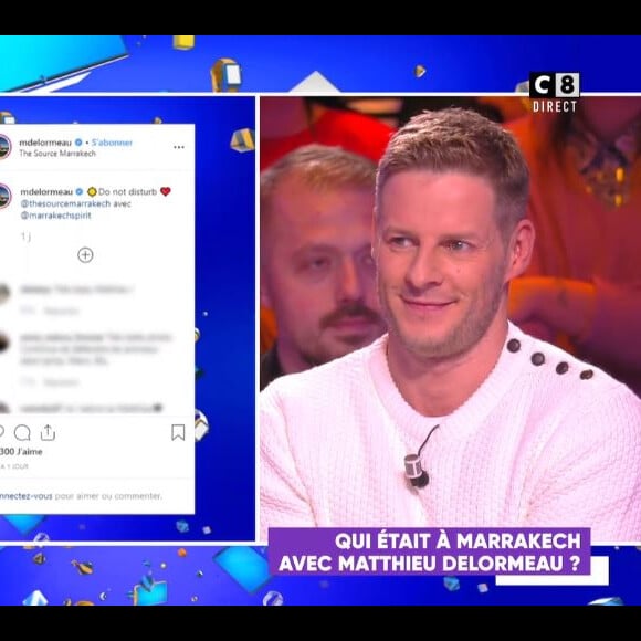 Matthieu Delormeau révèle dans "Touche pas à mon poste" être en couple, le 28 octobre 2019, sur C8