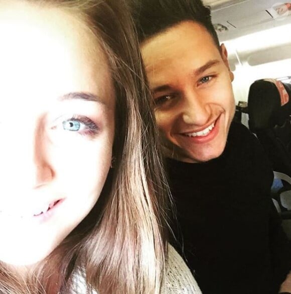 Florian Thauvin et Charlotte Pirroni posent sur Instagram le 3 novembre 2015.