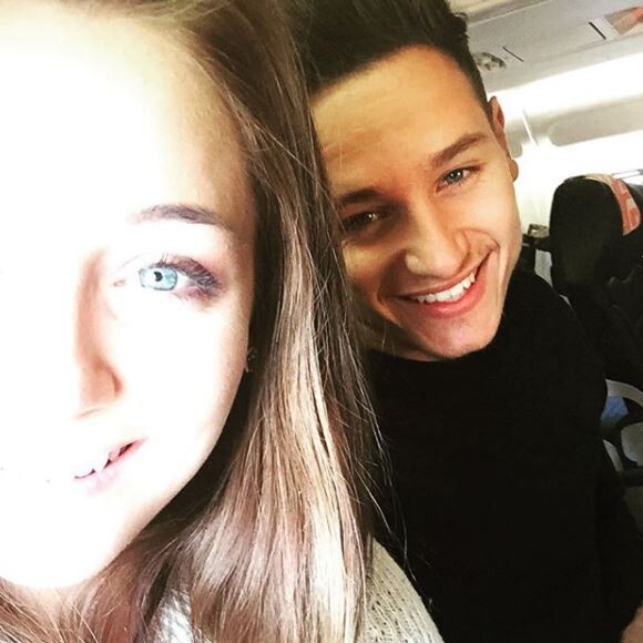 Florian Thauvin et Charlotte Pirroni posent sur Instagram le 3 novembre 2015.