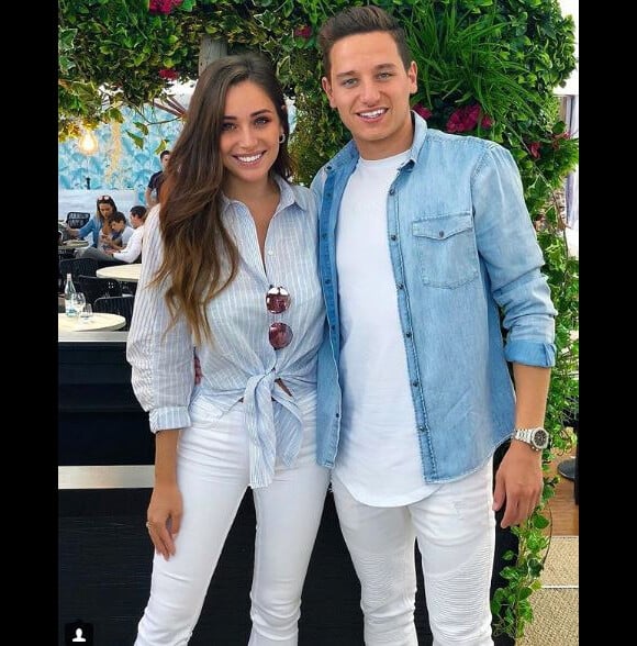 Florian Thauvin et Charlotte Pirroni sur Instagram le 8 mai 2018.