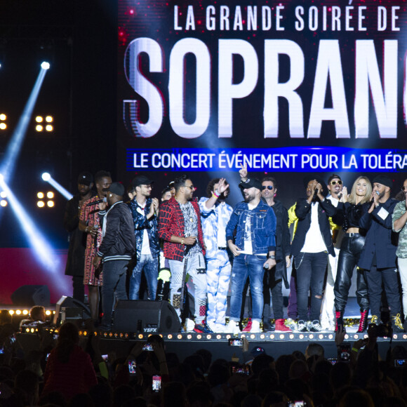 Exclusif - Slimane, Vitaa, Kids United, New Gypsies, DJ Mr ID, Richard Orlinski, DJ Michael Canitrot, Soolking, Awa Imani, Nora Fatehi, L'Artiste, Soprano, Dadju, Black M (Alpha Diallo), Douzi, Fnaïre et Patrick Fiori - 13e édition du Concert pour la Tolérance 2019 à Agadir au Maroc, qui sera diffusé le 16 novembre 2019 sur W9. © Perusseau-Veeren / Bestimage