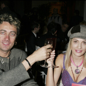 Eve Angeli et son ex compagnon Michel Rostaing. Gala du ring au Cirque d'hiver, au profit de l'association Laurette Fugain. Paris. Le 8 février 2005.