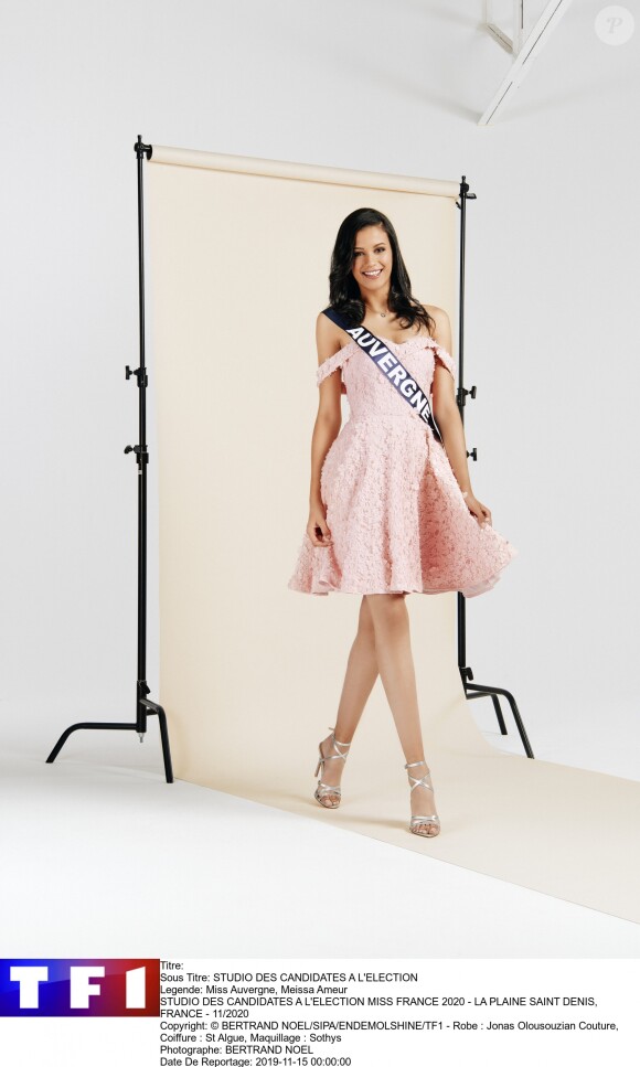 Miss Auvergne : Meissa Ameur, 21 ans, 1,86 m, actuellement en deuxième année de licence de droit.