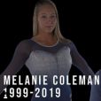 Melanie Coleman, étudiante et gymnaste de l'université de  New Haven, dans le Connecticut ets morte le 10 novembre 2019 après avoir chuté à l'entraînement. 
