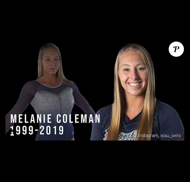 Melanie Coleman, étudiante et gymnaste de l'université de New Haven, dans le Connecticut ets morte le 10 novembre 2019 après avoir chuté à l'entraînement.