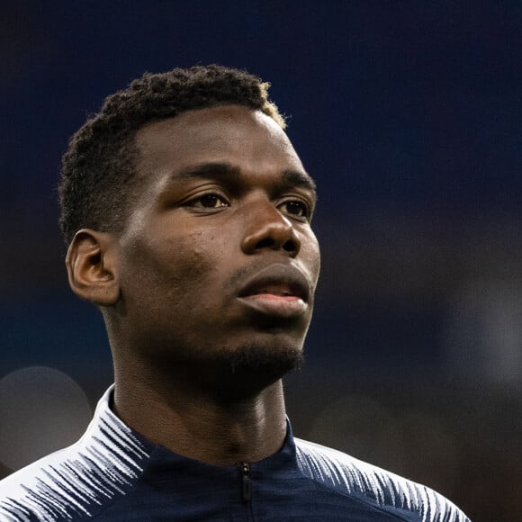 Paul Pogba lors du match de ligue des nations opposant la France à l'Allemagne au stade de France à Saint-Denis, Seine Saint-Denis, France, le 16 octobre 2018. La France a gagné 2-1. © Pierre Perusseau/Bestimage