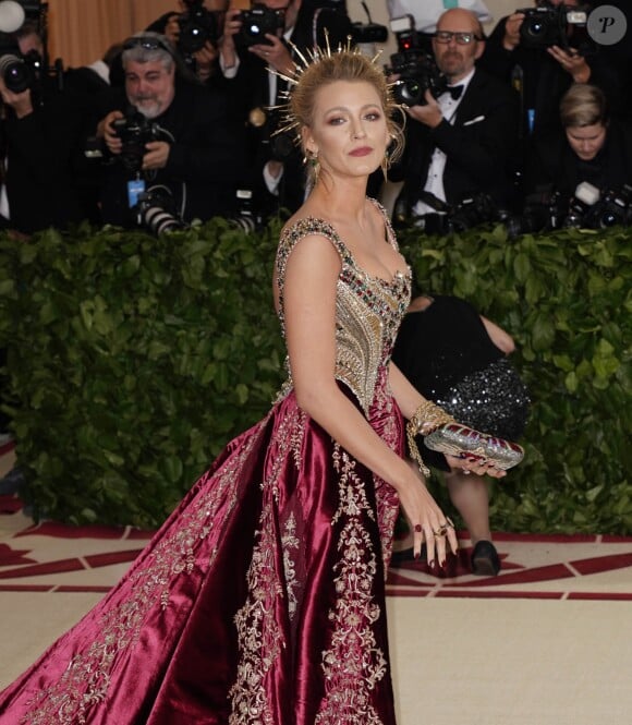 Blake Lively - Les célébrités arrivent à l'ouverture de l'exposition "Heavenly Bodies: Fashion and the Catholic Imagination" à New York, le 7 mai 2018.