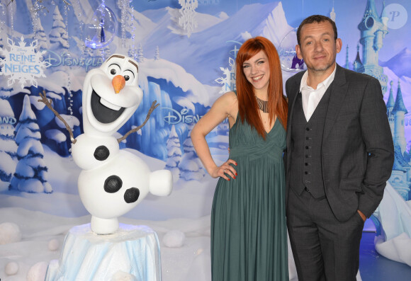 Anaïs Delva et Dany Boon - Edition 2013 du Noël Enchanté de Disneyland Paris, le 9 novembre 2013.