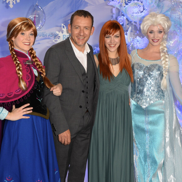 Anaïs Delva et Dany Boon - Edition 2013 du Noël Enchanté de Disneyland Paris, le 9 novembre 2013.