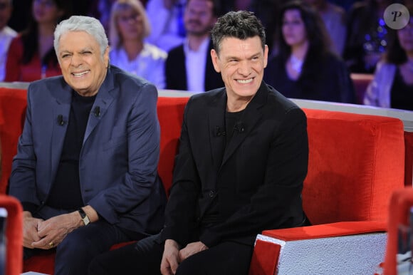 Exclusif - Enrico Macias et Marc Lavoine - Enregistrement de l'émission "Vivement Dimanche" présentée par M.Drucker et diffusée le 24 novembre 2019 sur France 2. Le 9 novembre 2019 © Guillaume Gaffiot / Bestimage