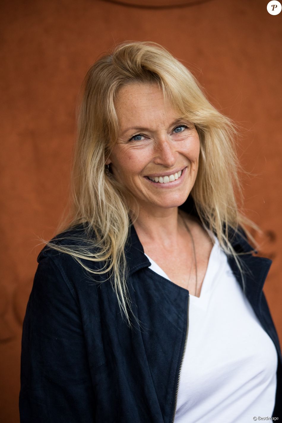 Estelle Lefébure au village des internationaux de France de tennis de