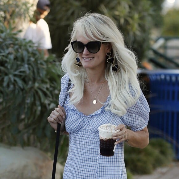 Laeticia Hallyday à Los Angeles le 17 novembre 2019.