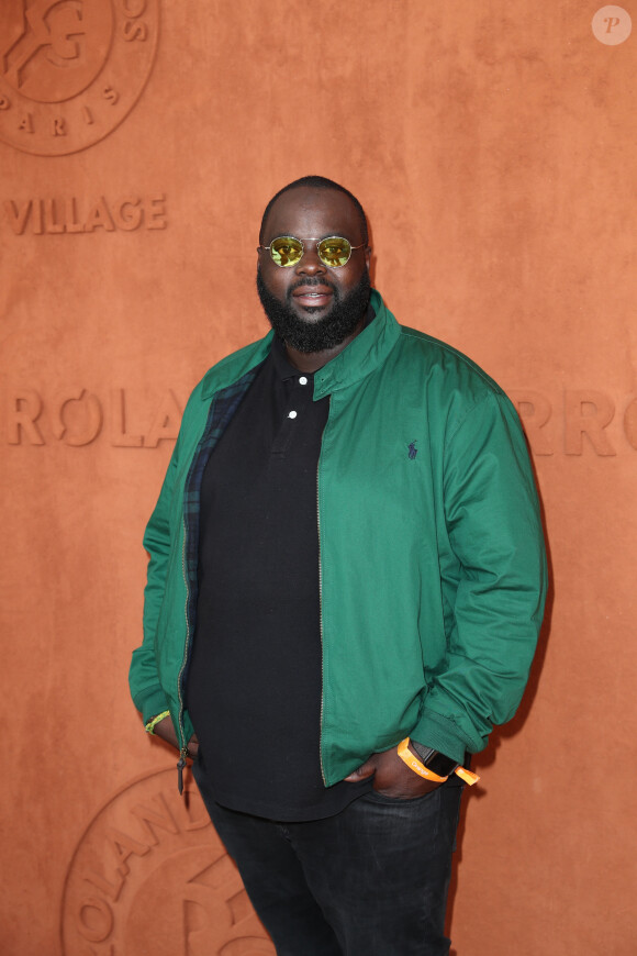 Issa Doumbia - Célébrités dans le village des internationaux de France de tennis de Roland Garros à Paris, France, le 6 juin 2019. © Jacovides-Moreau/Bestimage
