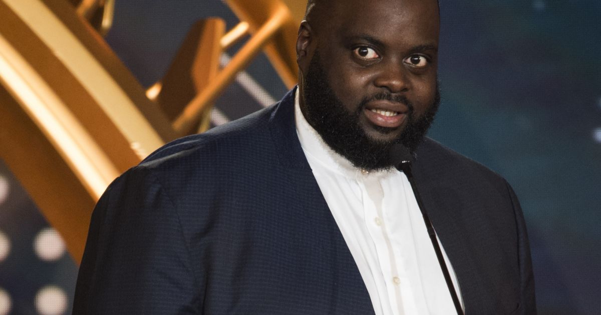 Issa Doumbia lors de la remise des trophées lors de la ...