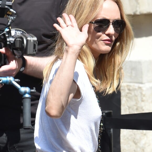 Vanessa Paradis - Arrivées au 2ème défilé de mode "Chanel", collection Haute-Couture automne-hiver 2018/2019, à Paris le 3 juillet 2018 © CVS-Veeren / Bestimage