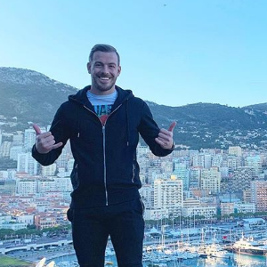 Julien Bert à Monaco - Instagram, 5 février 2019