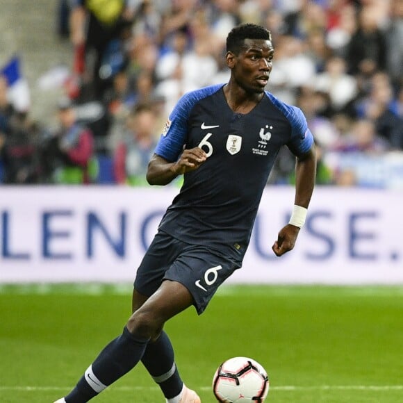 Paul Pogba lors du match de ligue des nations opposant la France à l'Allemagne au stade de France à Saint-Denis, Seine Saint-Denis, France, le 16 octobre 2018. La France a gagné 2-1. © Pierre Perusseau/Bestimage